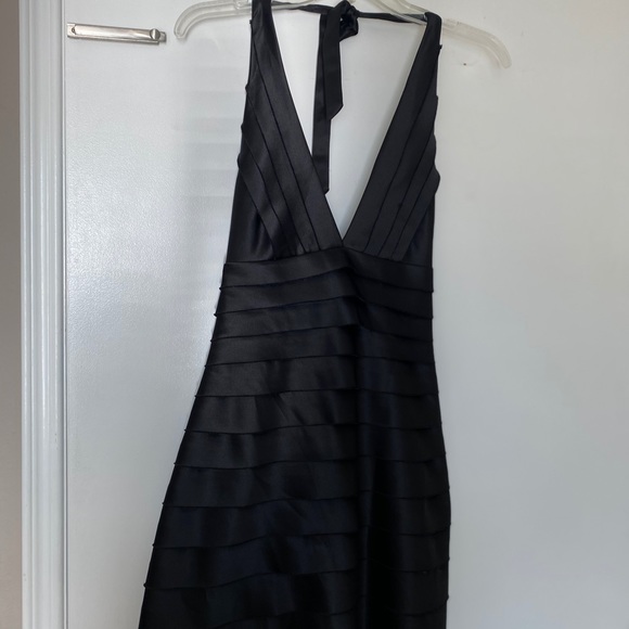 BCBG MaxAzria Black Cocktail Mini Dress - Picture 3 of 7